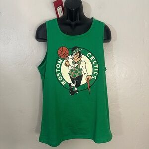 Boston Celtics Thick Logo Mesh Tank Top Large New with tags Made by Ultragame